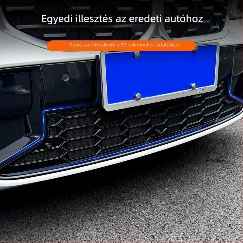 Dishan ABS + King Kong háló alsó hűtőráccsal védőfedő BMW 3-as sorozat (2023–2025) — porvédelem, rovarvédelem, megjelenés javítása