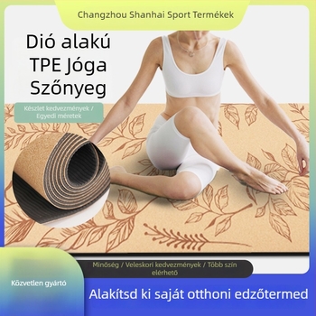 TPE jóga matrac, testreszabható, vastagság 0,3–0,8 cm, súly 600–1260 g.