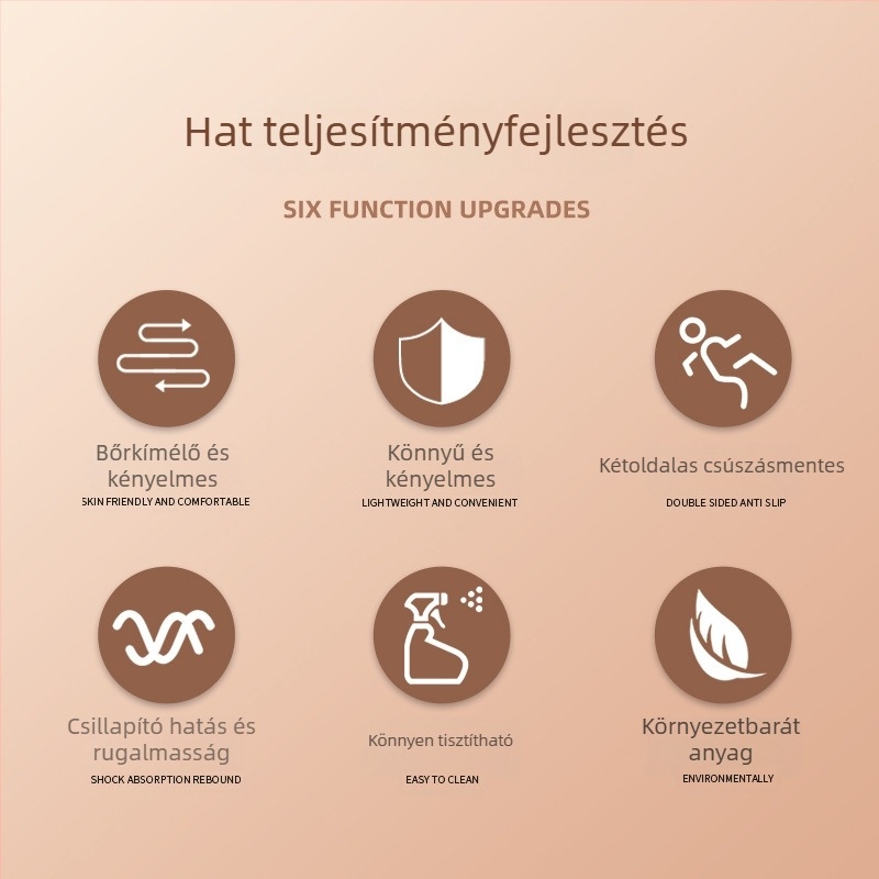 TPE jóga matrac, testreszabható, vastagság 0,3–0,8 cm, súly 600–1260 g.