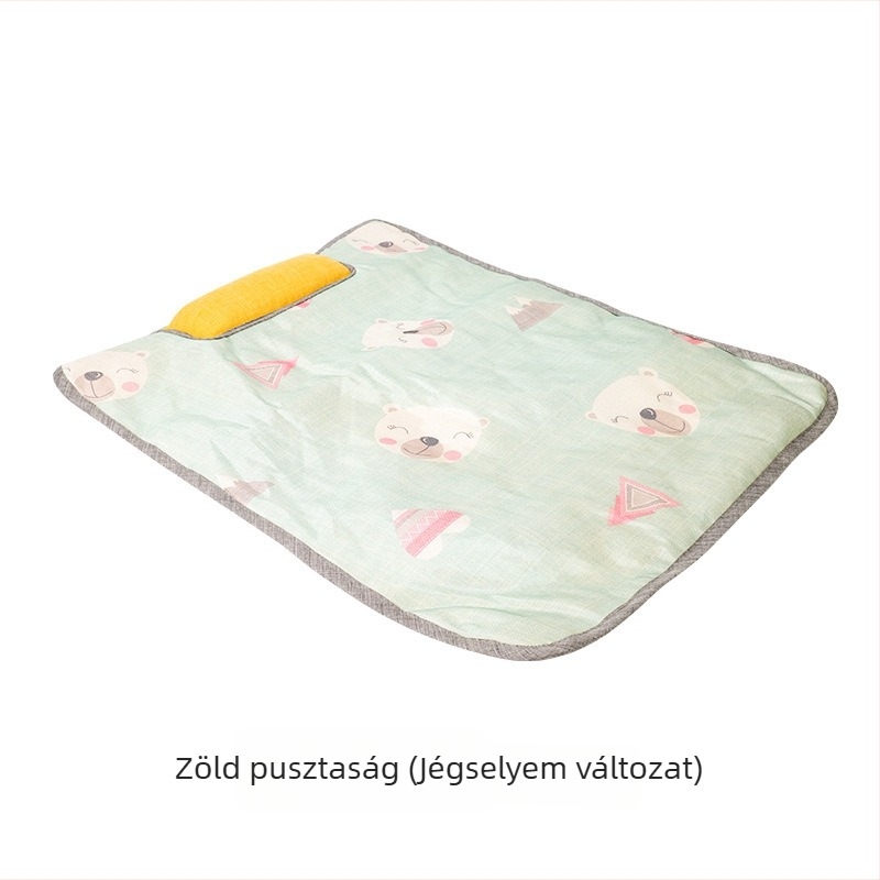 Kutyák és macskák számára hűtő, lélegző ice silk párna, harapásálló