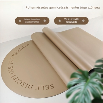 Jóga matrac természetes gumi, 5 mm vastagság, 183×61 cm, súly 5 kg, testreszabható