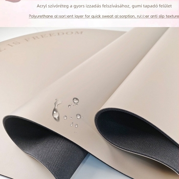 Jóga matrac természetes gumi, 5 mm vastagság, 183×61 cm, súly 5 kg, testreszabható