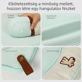 Hűsítő kutya- és macskapárna kicsi- és közepes méretű állatoknak, levehető és mosható, négy évszakos használatra.