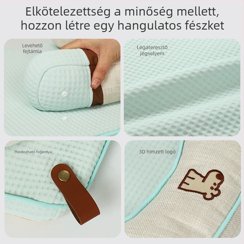 Hűsítő kutya- és macskapárna kicsi- és közepes méretű állatoknak, levehető és mosható, négy évszakos használatra.