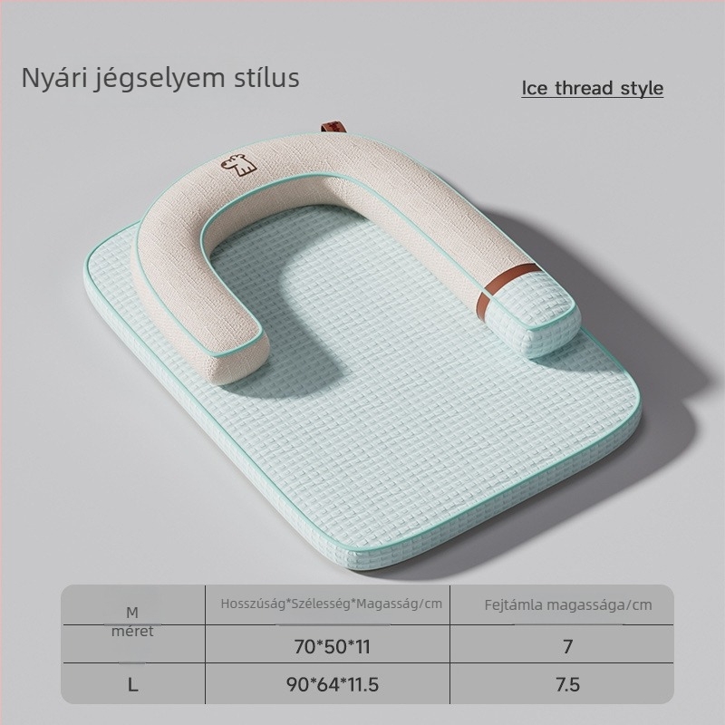 Hűsítő kutya- és macskapárna kicsi- és közepes méretű állatoknak, levehető és mosható, négy évszakos használatra.