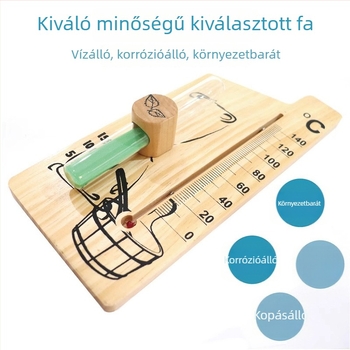 Kt/kaitai Szauna szobai hőmérő, üveg hőmérő, magas hőmérséklettel ellenálló, homokóra időzítő, modell L30ck2887