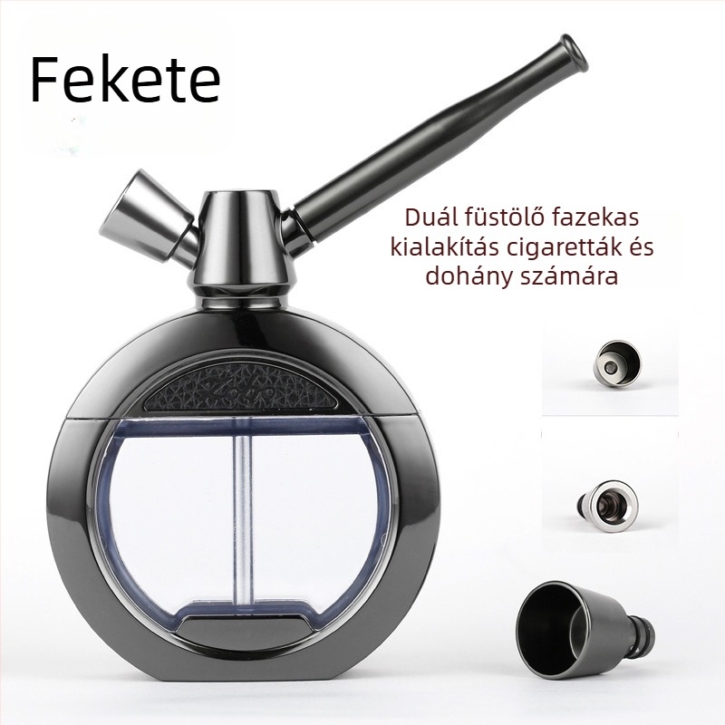 Zobo vízipipa készlet, zink ötvözetből, modern minimalista stílus, ajándékra alkalmas