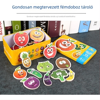 Duoqu Fa 3D puzzle gyerekeknek — kezdő szintű párosító feladat, 4–6 éveseknek