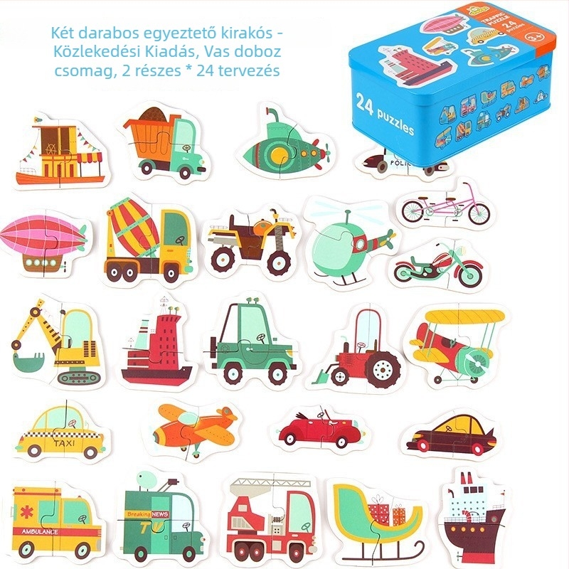Duoqu Fa 3D puzzle gyerekeknek — kezdő szintű párosító feladat, 4–6 éveseknek