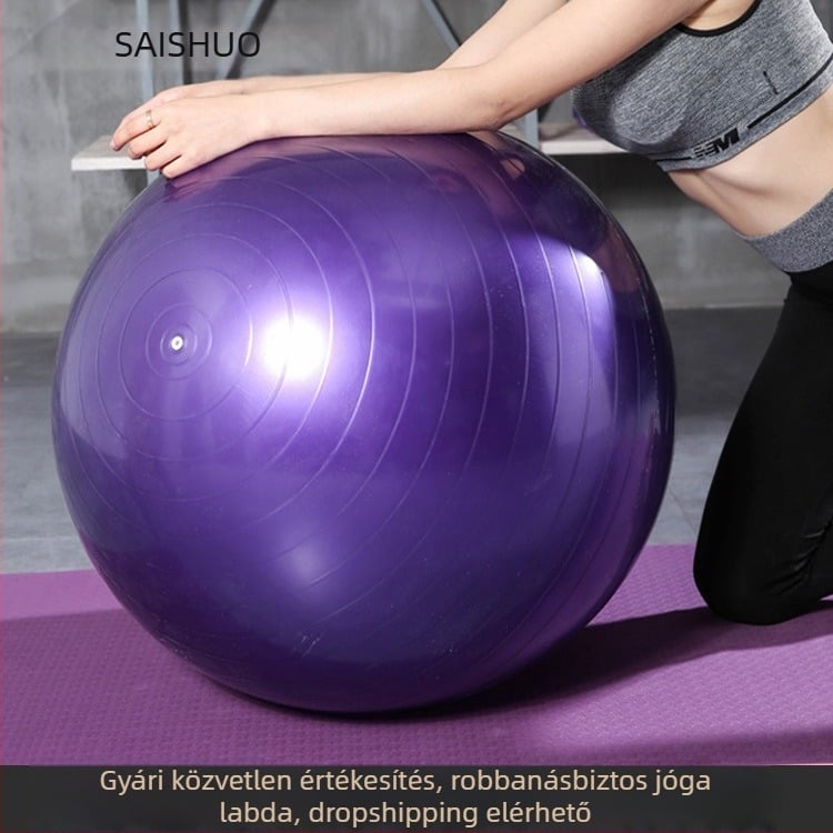 PVC megerősített robbanásbiztos jóga labda 45/55/65 cm és 75 cm Pilates labda, fényes és matt felületekkel
