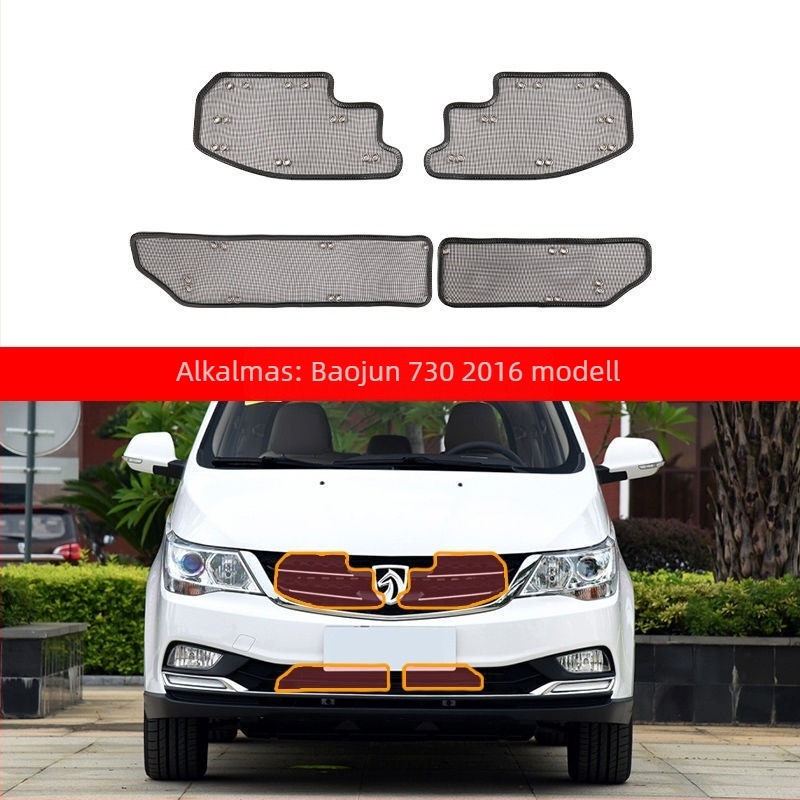 Szúnyogvédő háló radiátor grillhez és kondenzátorvédő háló a Wuling Baojun sorozathoz