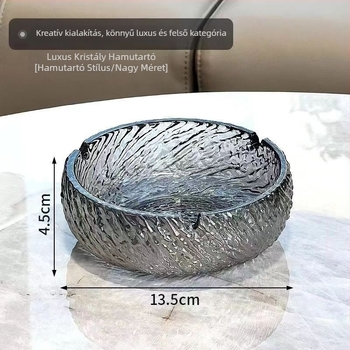 Üvegből készült hamutál, japán stílusú, újrafelhasználható