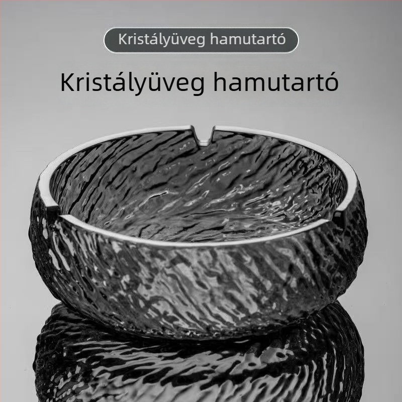 Üvegből készült hamutál, japán stílusú, újrafelhasználható