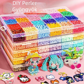 Gyöngyfűző készlet 3D puzzle eszközökkel (Műanyag, 3D puzzle, OPP csomagolás, 14+)