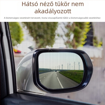 Autó oldalsó ablakára szúnyogháló – univerzális oldalablakokra, rovarháló, napvédő, minimalista stílus, testreszabható