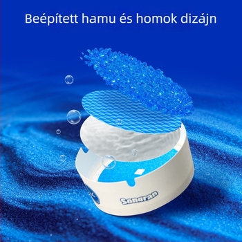 Egyszer használatos papír pohárból készült hamutartó, vastagított és megkeményített, irodai használatra, hordozható, logó nyomtatási lehetőséggel