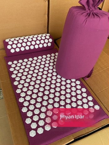 Akupunktúrás jóga matrac - RAKA, Cotton HIPS Sponge, 500 g, 25 mm vastagság, Kínában készült