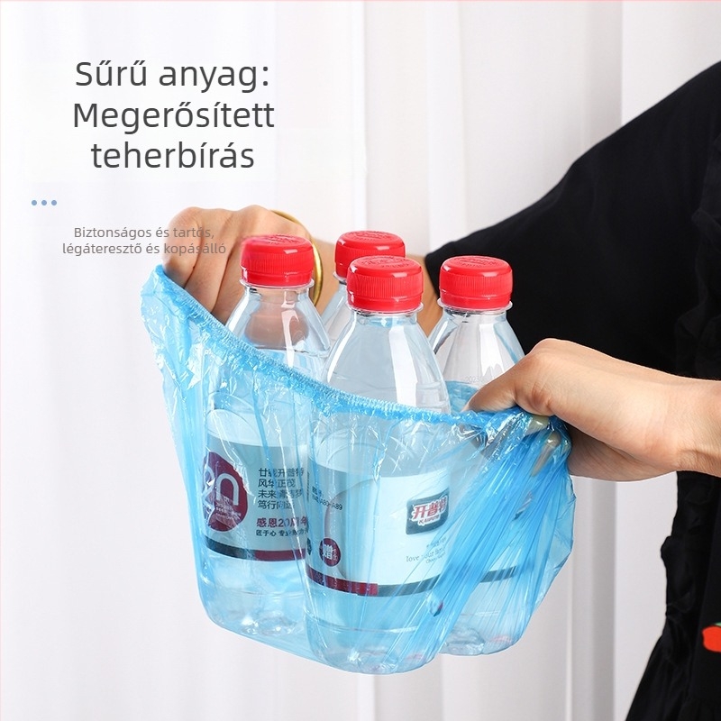 Egyszer használatos, megerősített beltéri cipővédők, csúszásmentes és kopásálló, PE/Polietilén műanyagból (Vastagság 70)