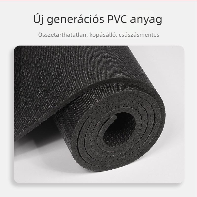Jóga matrac PVC, nagy sűrűség, 6 mm vastagság, 2400 g tömeg, Youheng márka