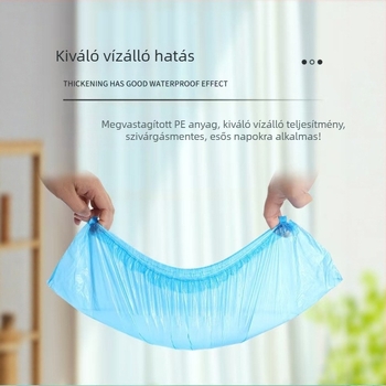 Egyszer használatos, átlátszó cipővédők otthoni használatra, vízállóak, csúszásmentesek, kopásállóak és vastagítottak.