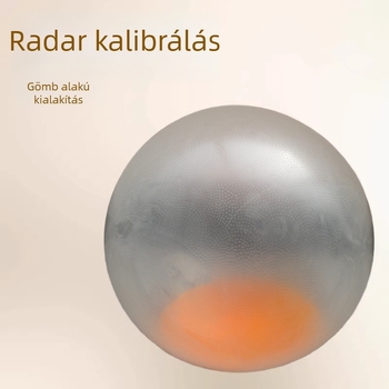 Jóga labda 65 cm – átlátszó PVC, Pilates eszköz, csúszásmentes masszázslabda, felhő mintázat