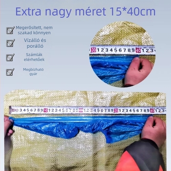 Műanyag cipővédők, por- és vízálló, uniszex, 1,8 vastagság, csúszásgátló és kopásálló