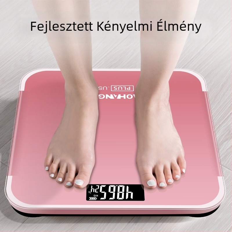 Elektronikus háztartási súlymérő magáncímke elérhető; max. 180 kg; töltéses/akkumulátoros működés.
