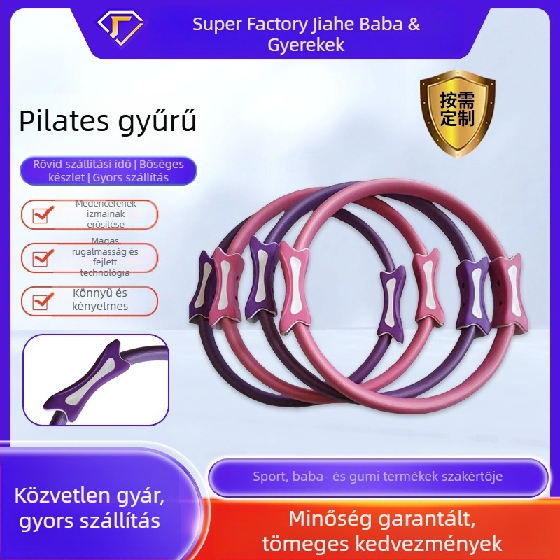 Tong Lixin Pilates karika – elasztikus ellenállás, nyitott hátú kialakítás jóga és masszázs számára