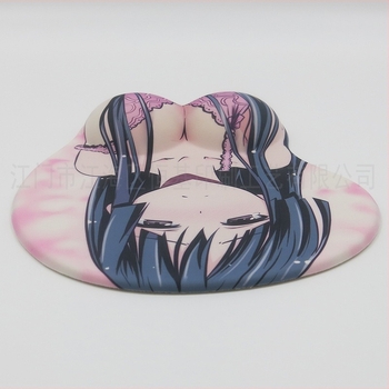 KM-320 Szilikon csuklótámaszos egérpad, egyoldalas, csukló-támasz, injekciós formázás