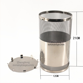 Narghile tálfedél snap-on, rozsdamentes acélból, szélálló és égési sérülés elleni védelem