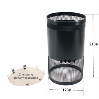 Narghile tálfedél snap-on, rozsdamentes acélból, szélálló és égési sérülés elleni védelem