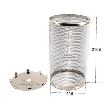 Narghile tálfedél snap-on, rozsdamentes acélból, szélálló és égési sérülés elleni védelem