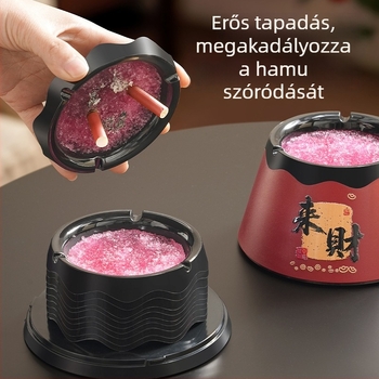 Elhasználható hamutál, cserélhetően beépített hab tűzoltó homokkal; háztartási nappalihoz illő anti-szóródó hamu henger; Anyag: Egyéb; Eldobható: Igen; Doboz mennyiség: 60; Cikkszám KA1545125156; Stílus: Kínai stílus