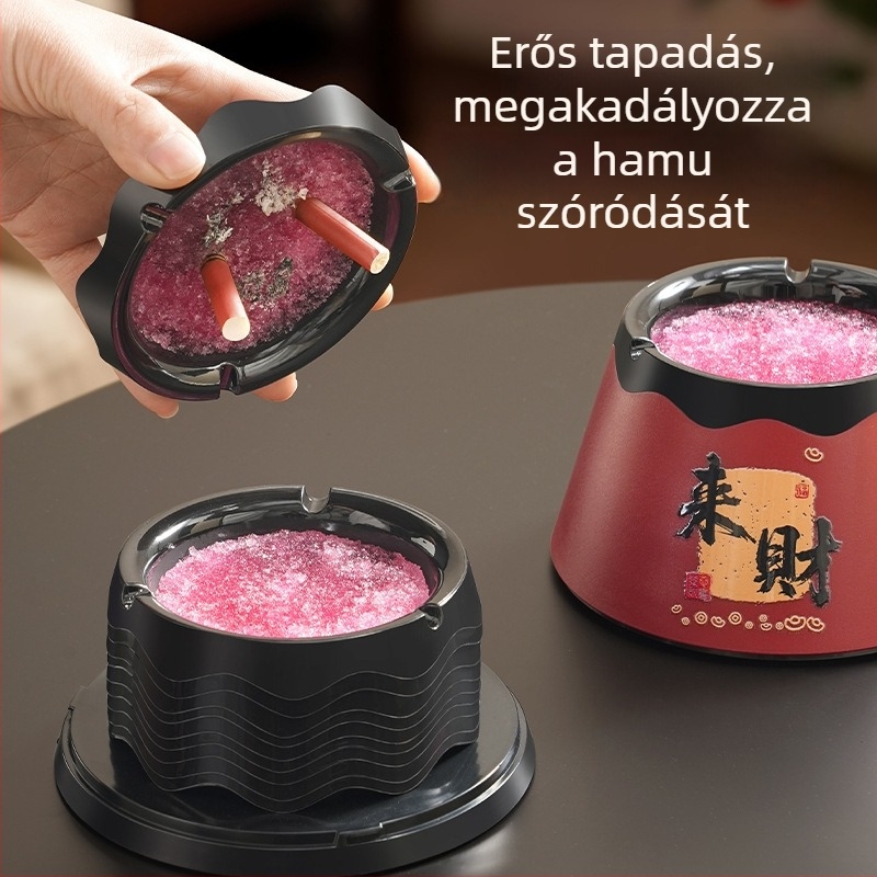 Elhasználható hamutál, cserélhetően beépített hab tűzoltó homokkal; háztartási nappalihoz illő anti-szóródó hamu henger; Anyag: Egyéb; Eldobható: Igen; Doboz mennyiség: 60; Cikkszám KA1545125156; Stílus: Kínai stílus