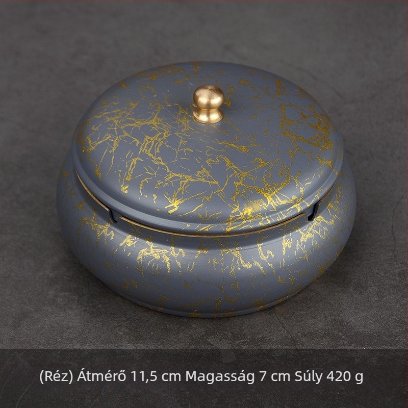 Réz hamutál fedővel, Longyin Zhai márka, 50 darab/doboz, nyomtatott logóval, kínai stílusú