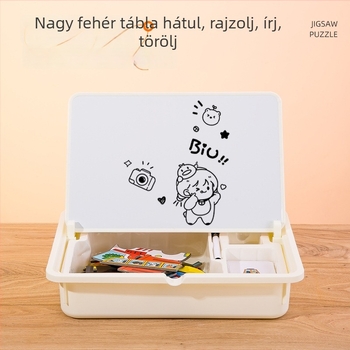 Mágneses puzzle gyerekeknek, műanyag lapos puzzle, oktató játék, 4-6 éves korosztály
