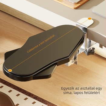 Íróasztali pad csuklópárnával, egyoldalas, modell 2385556762726007040