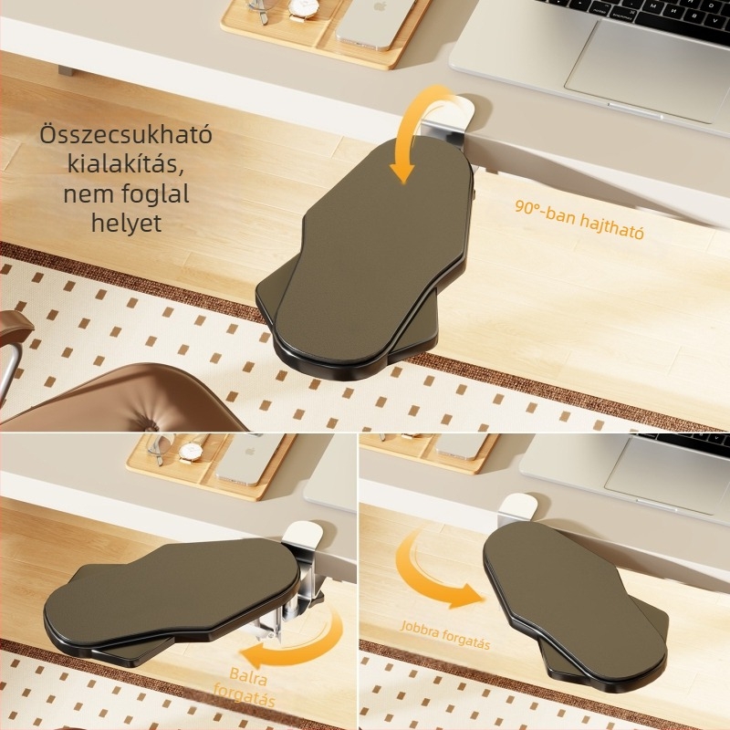 Íróasztali pad csuklópárnával, egyoldalas, modell 2385556762726007040