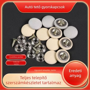 DP-01 autó belső mennyezeti csat, univerzális használat, anyag: műanyag és szénszálas, feldolgozás nélkül