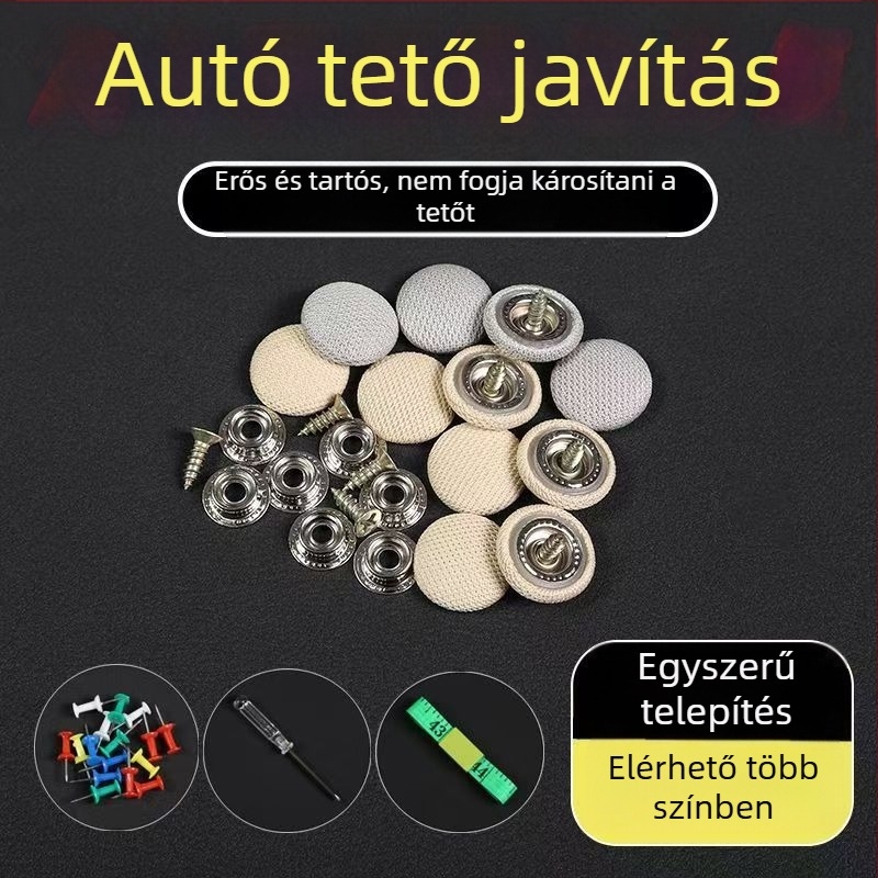 DP-01 autó belső mennyezeti csat, univerzális használat, anyag: műanyag és szénszálas, feldolgozás nélkül