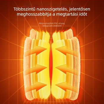 Flanel anyagú forróvizes palack nőknek, has melegítésére és kézmelegítésre