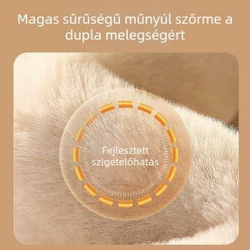 Flanel anyagú forróvizes palack nőknek, has melegítésére és kézmelegítésre