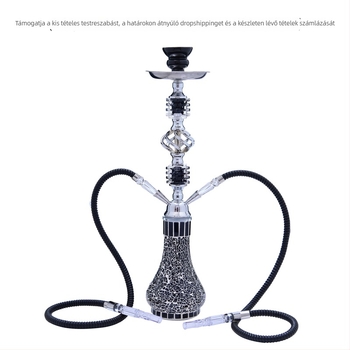 Arabiai vízipipa – teljes készlet fém kiegészítőkkel, mozaik dizájn