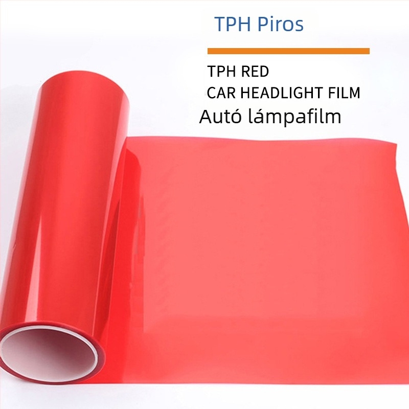 Autófényszóró védőfilm – TPH anyag, átlátszó minta, ragasztóval történő felhelyezés, testreszabható