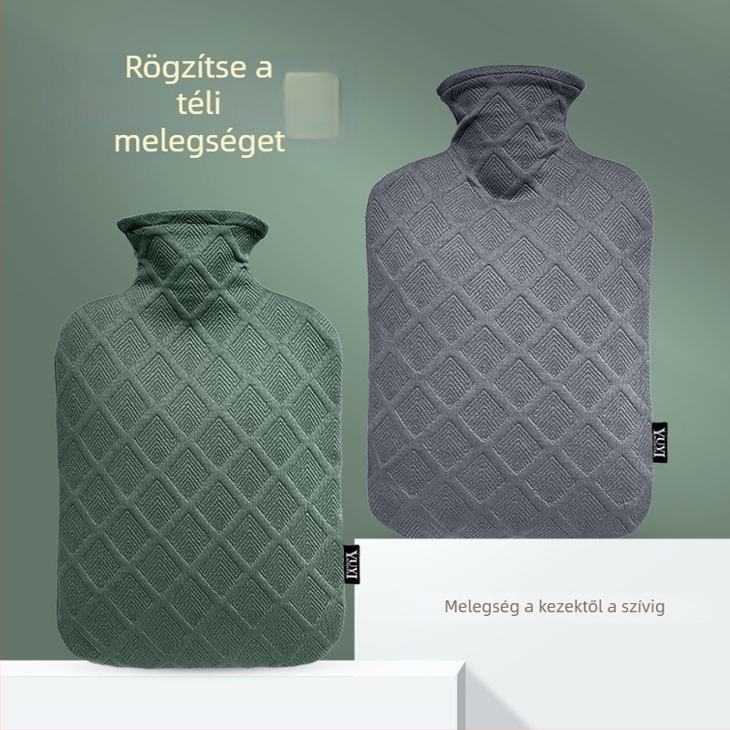 Vízzell töltött melegítő palack, japán stílus, nagy sűrűségű PVC, vízzel történő melegítés, melegíti az egész testet