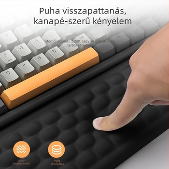 Beépített billentyűzet-tálca – billentyűzetpad, textil felület, egyoldalas, OEM testreszabható logóval