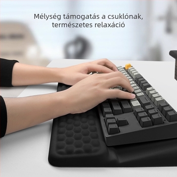 Beépített billentyűzet-tálca – billentyűzetpad, textil felület, egyoldalas, OEM testreszabható logóval