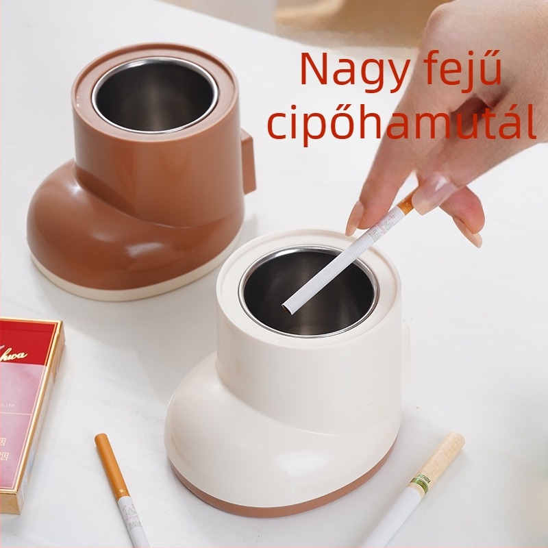 Falra szerelhető hamutál, anti-szálló hamu védelem, PP és rozsdamentes acélból; logónyomtatás elérhető; testreszabási lehetőségek; letisztult, modern dizájn