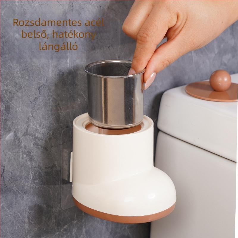 Falra szerelhető hamutál, anti-szálló hamu védelem, PP és rozsdamentes acélból; logónyomtatás elérhető; testreszabási lehetőségek; letisztult, modern dizájn
