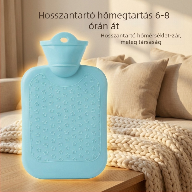 Object island meleg vízzel töltött palack, magas sűrűségű PVC, 500ml/1000ml/2000ml, forró és hideg kettős használat